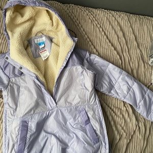 Light Purple Columbia half zip jacket